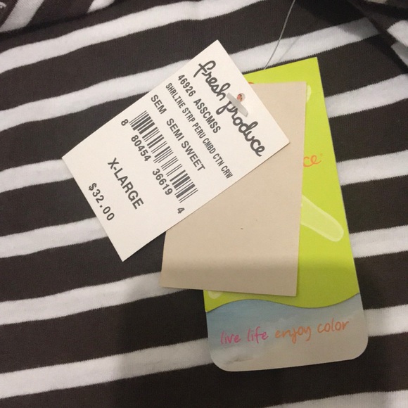 Fresh produce Stripped T-Shirt - Picture 6 of 6